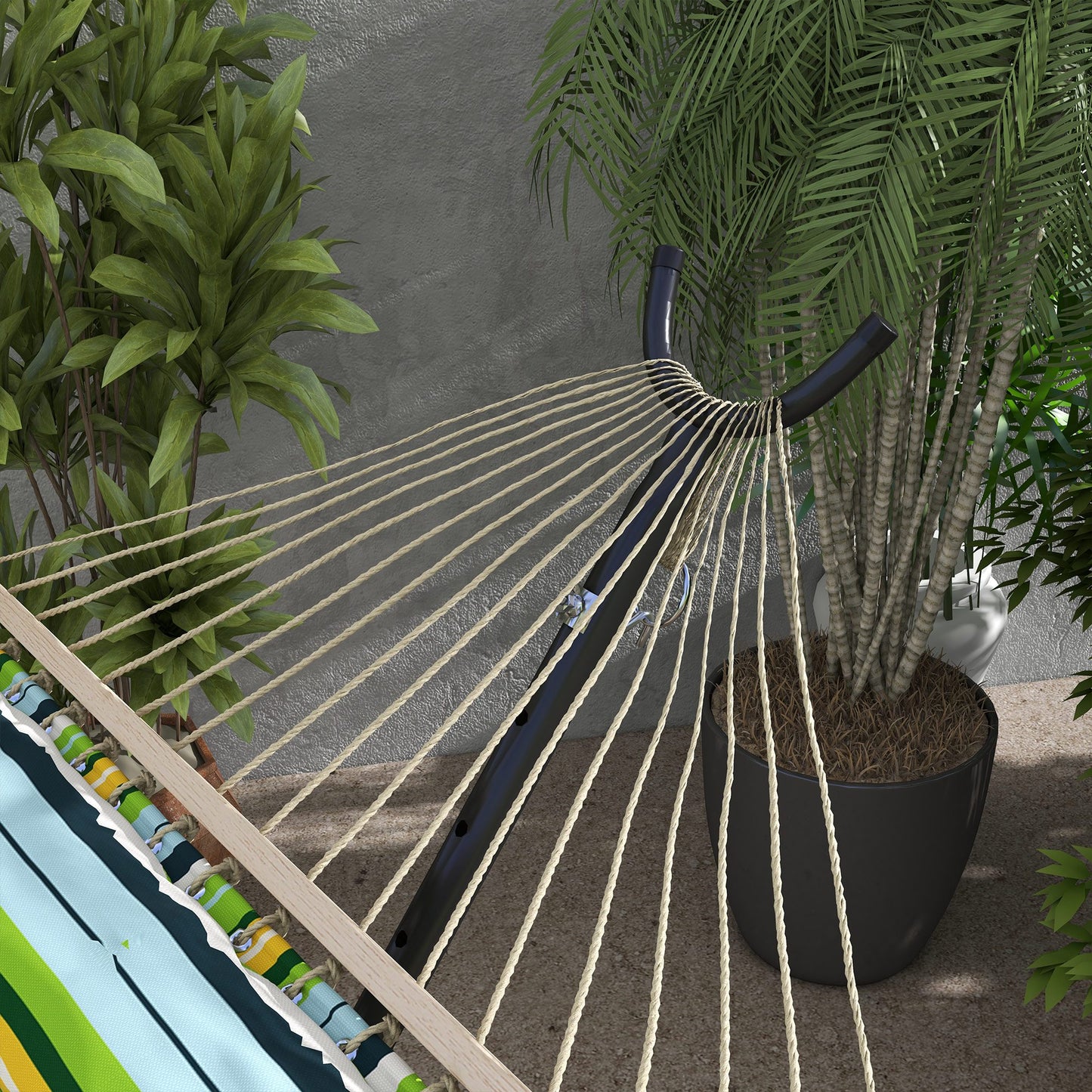 9.5ft Hammock Stand, Portable Hammock with Wheels