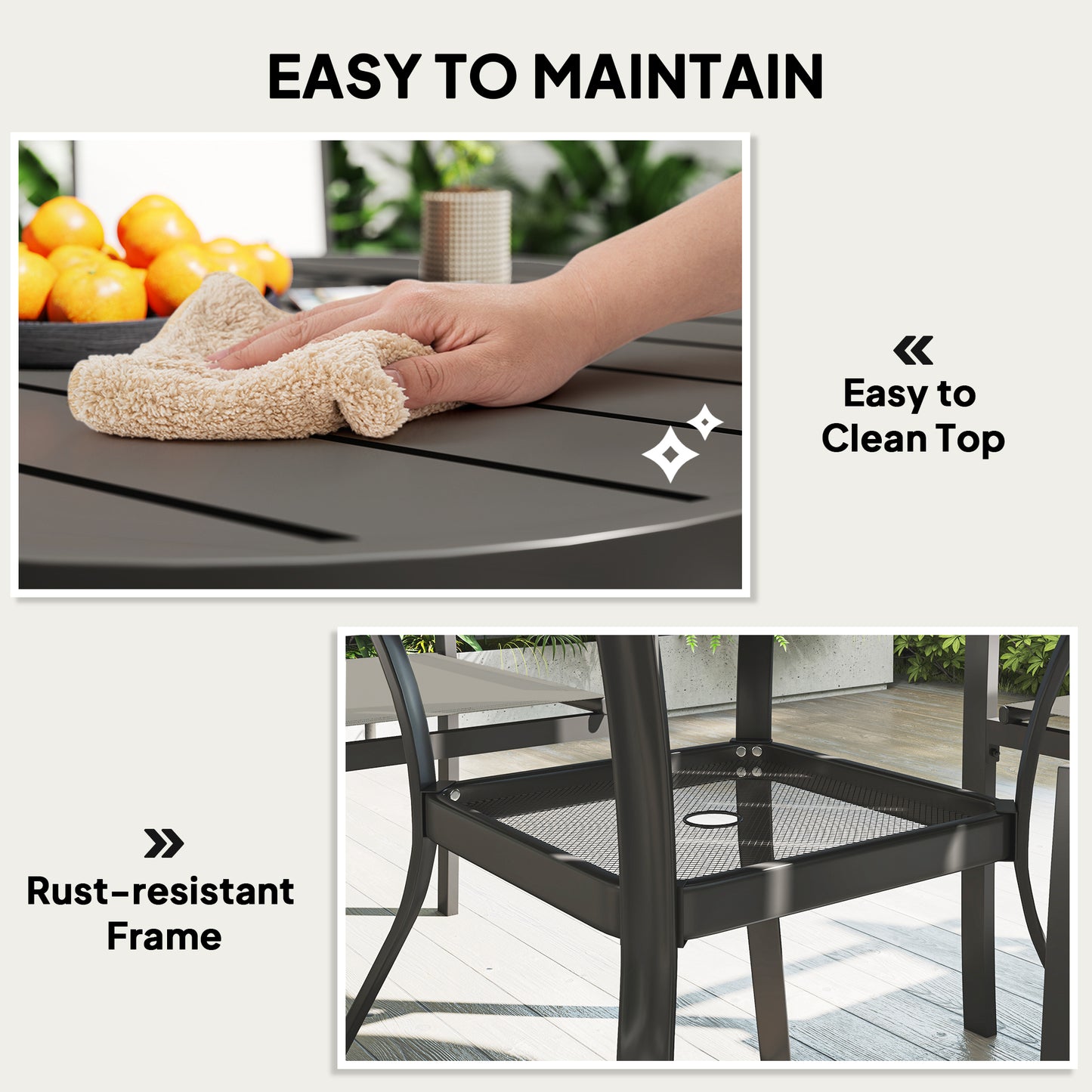 5 Piece Garden Furniture Set