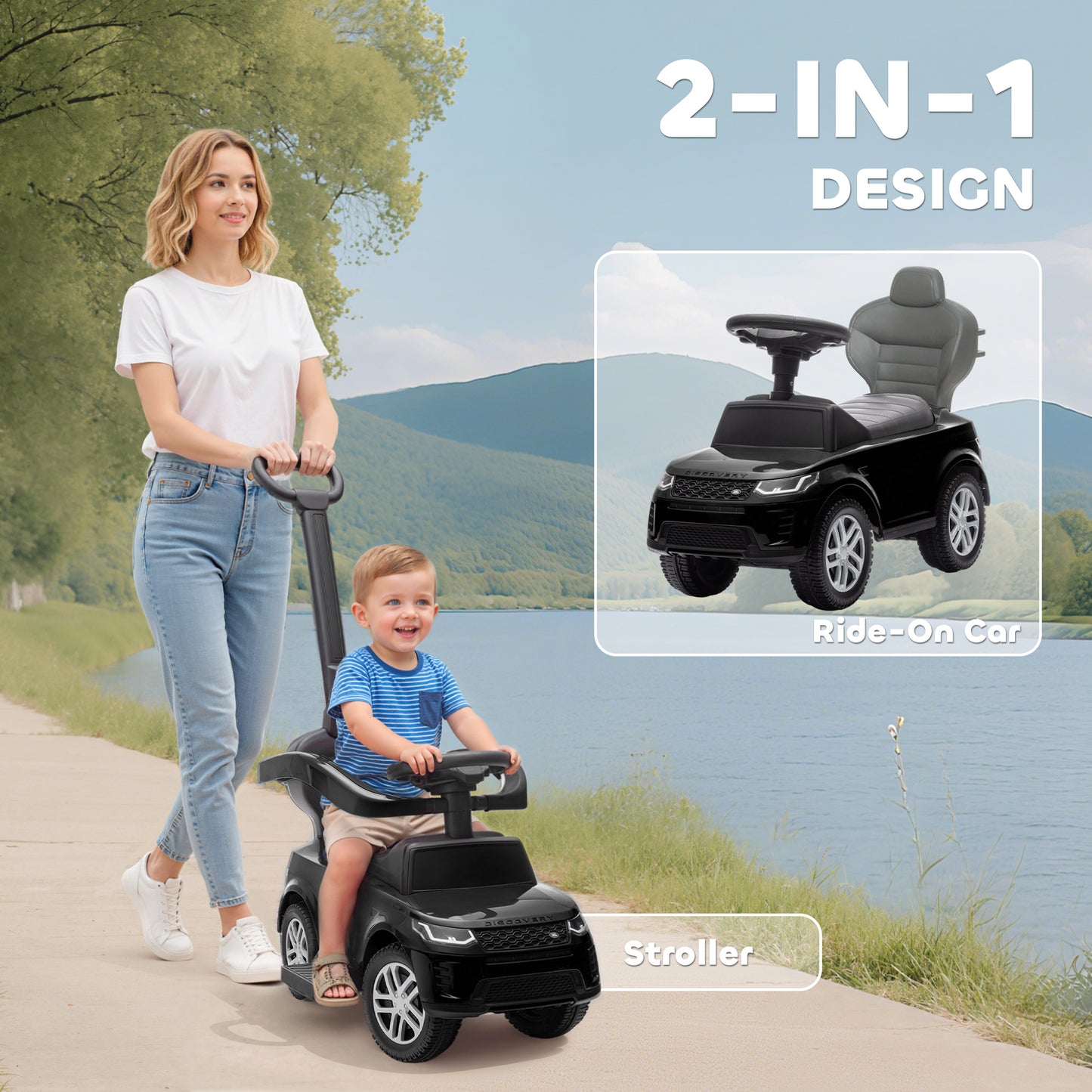 Land Rover Discovery Licensed Baby Push Car