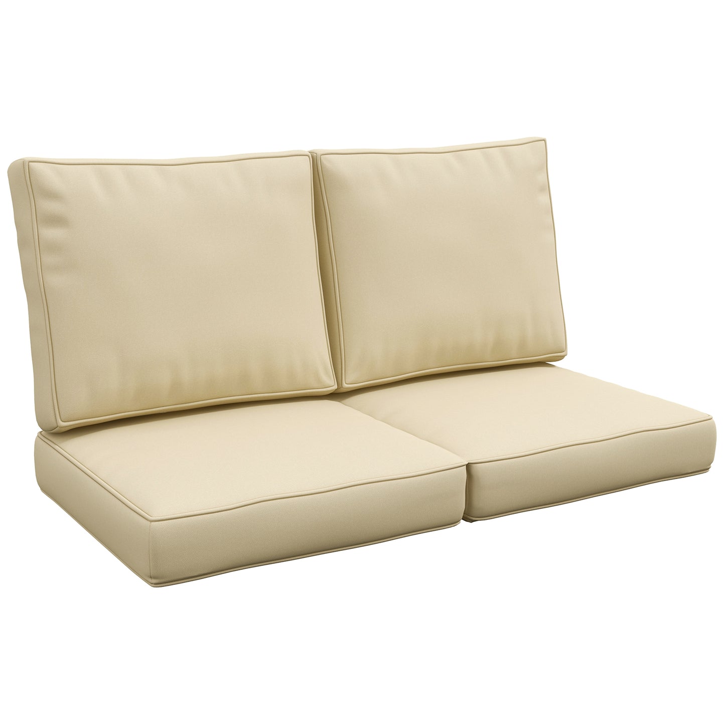 2 Seater Back and Seat Cushion Pillows Replacement