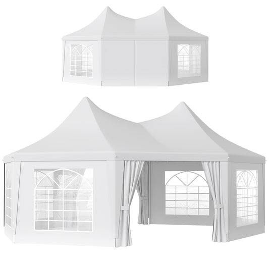 6.8 x 5m Octagonal Marquee Gazebo