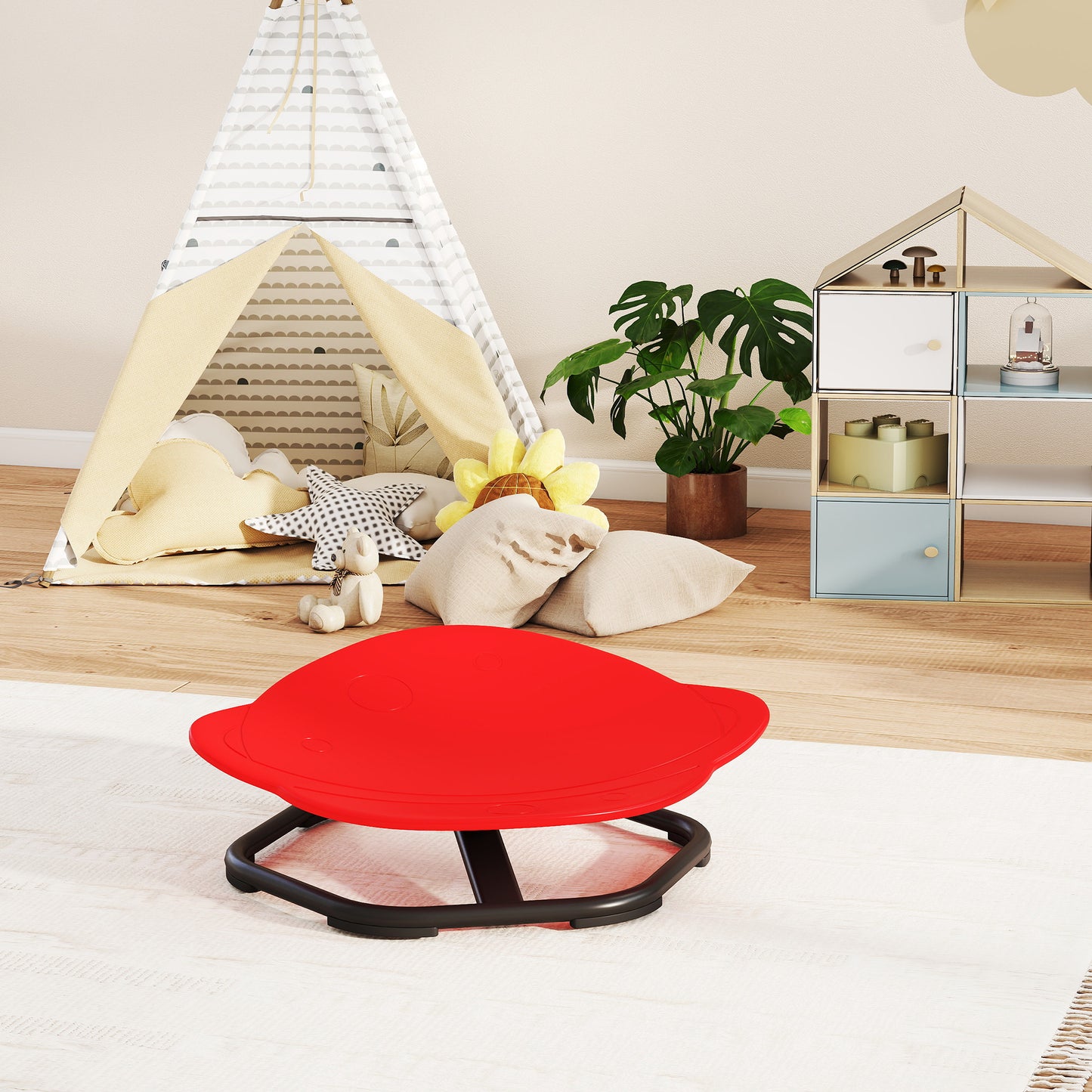 Planet-Shaped-kids Swivel Chair, Sensory Spinning Chair for Balance
