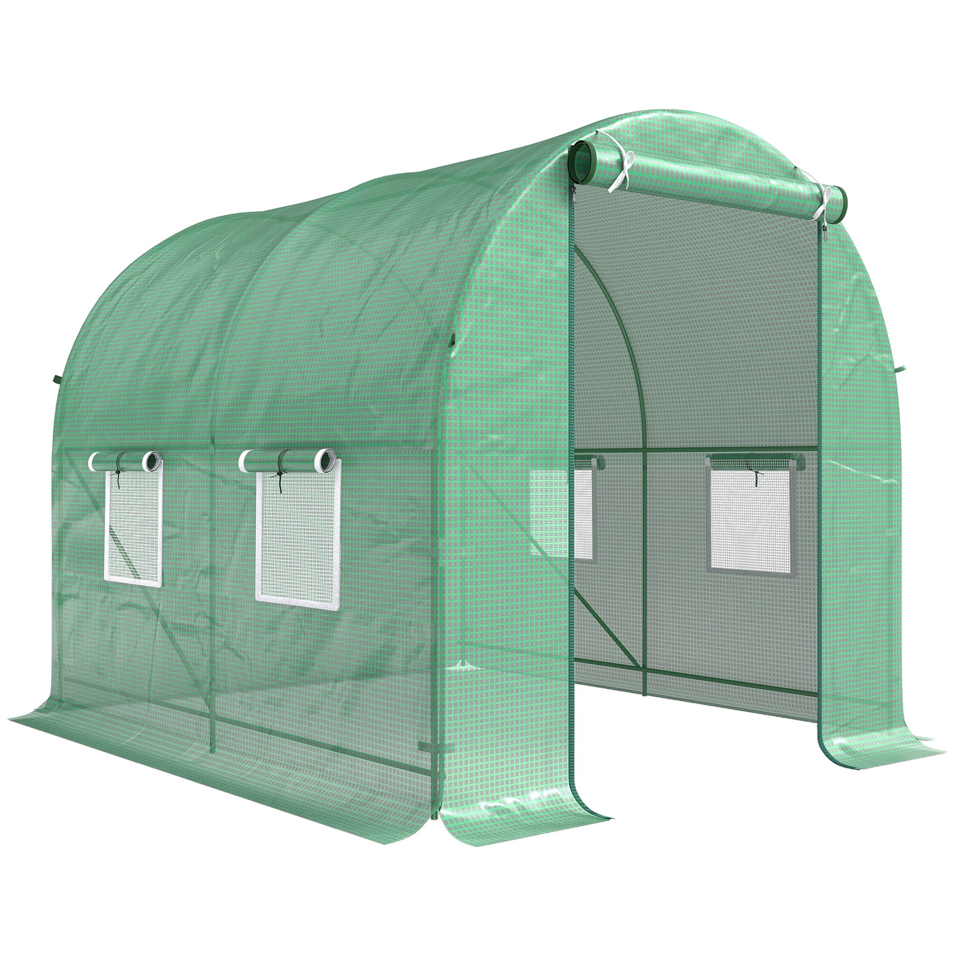 245 x 200cm Polytunnel Greenhouse