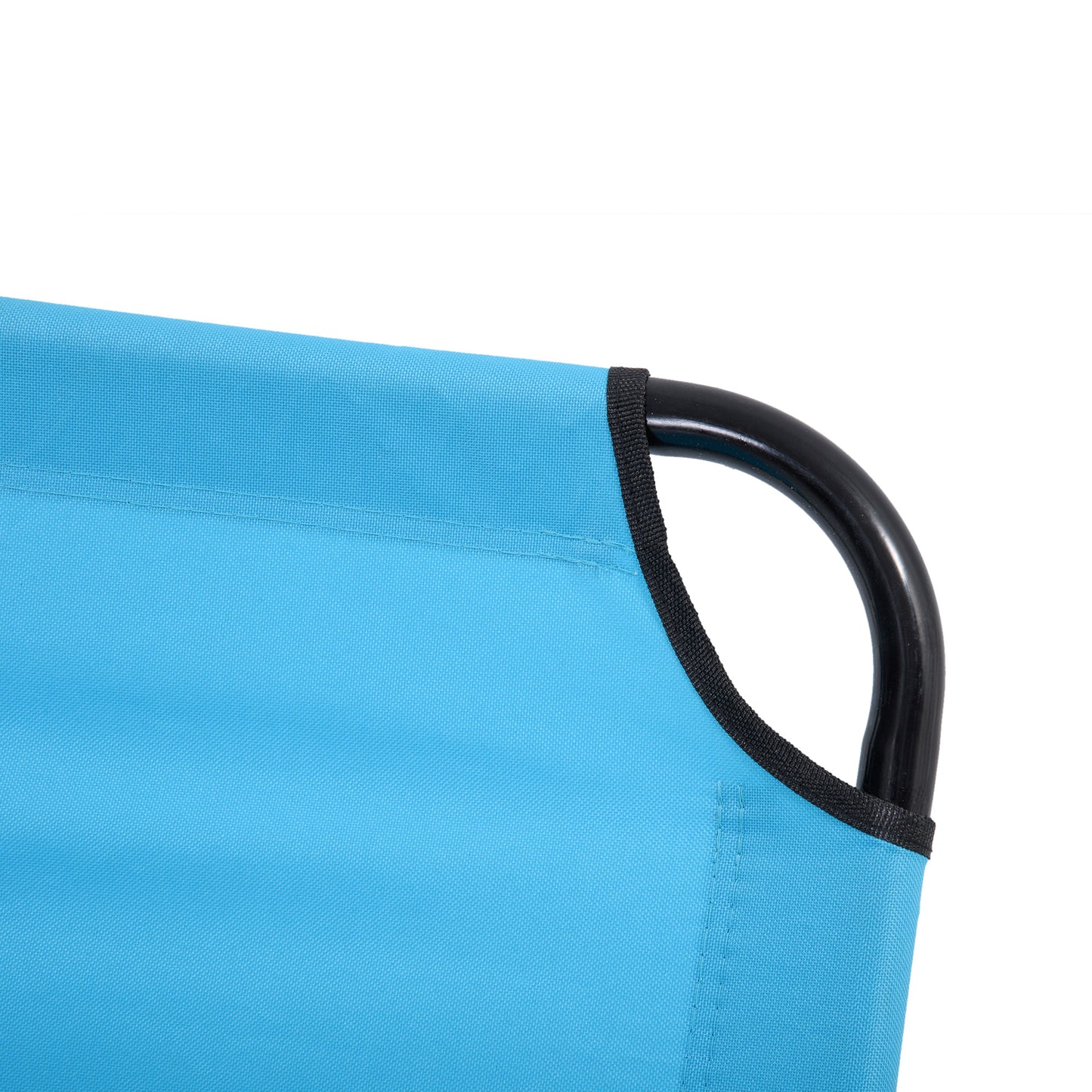 Foldable Sun Lounger with 5-Position Adjustable Backrest
