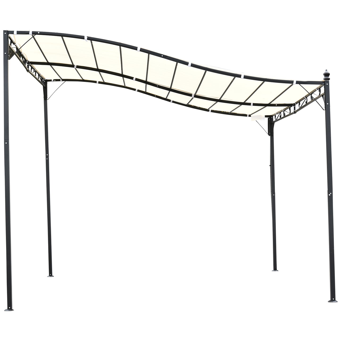 3x3 m Wall Mounted Garden Porch with UV Protection