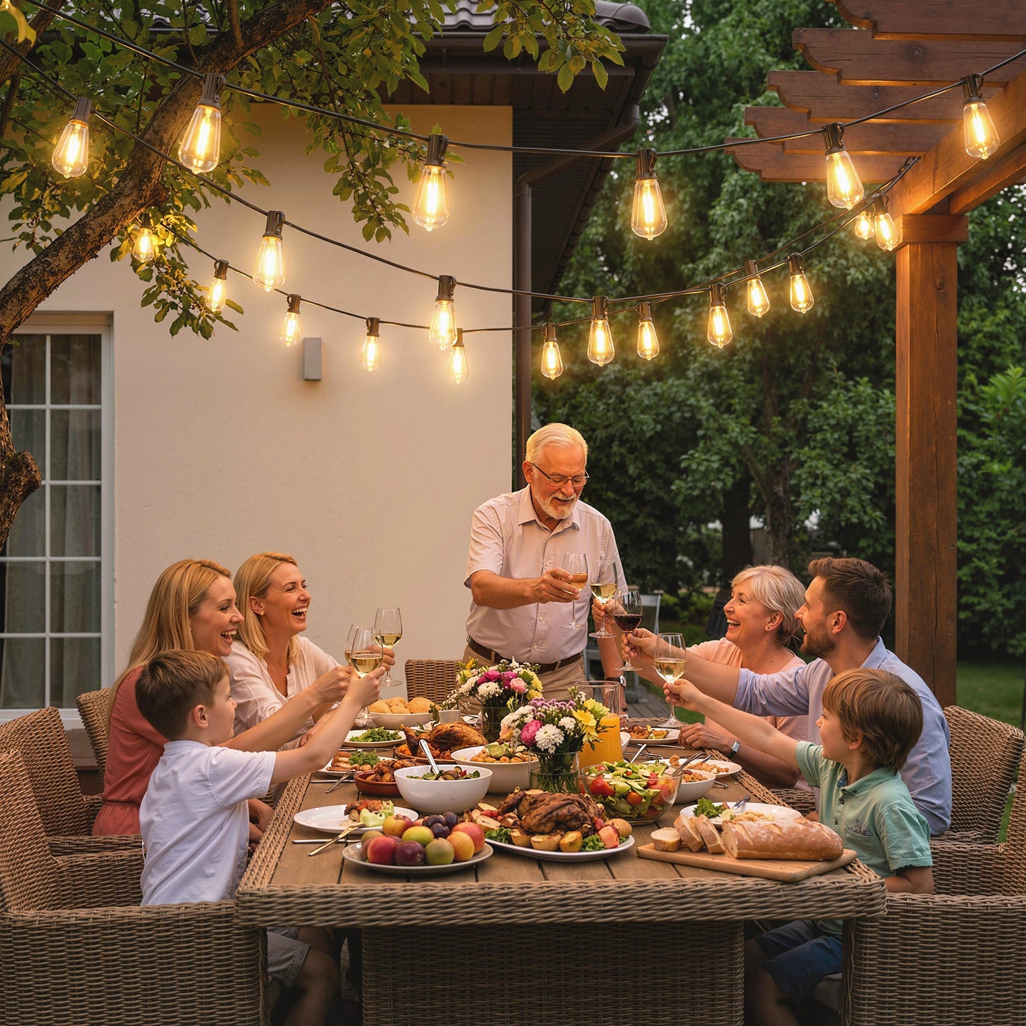 Curtain Lights Connectable Fairy Curtain Lights Plug-in IP44