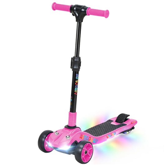 Three-Wheel Foldable Electric Scooter for Kids Aged 6-10 Years