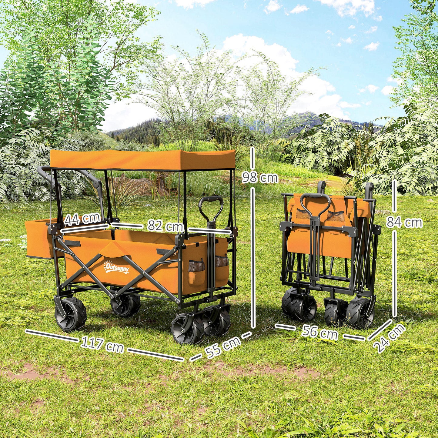120L Festival Trolley on Wheels