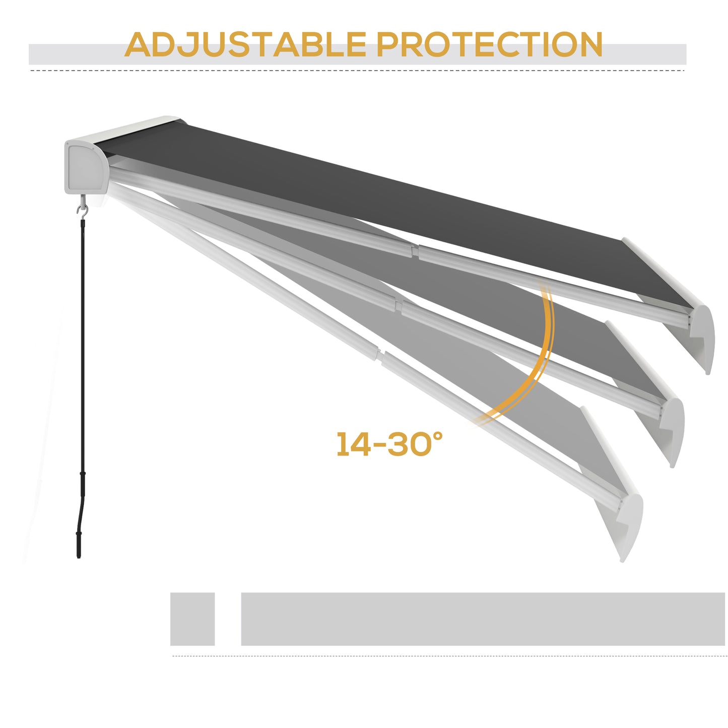 4 x 3(m) Electric Retractable Awning with Remote Controller