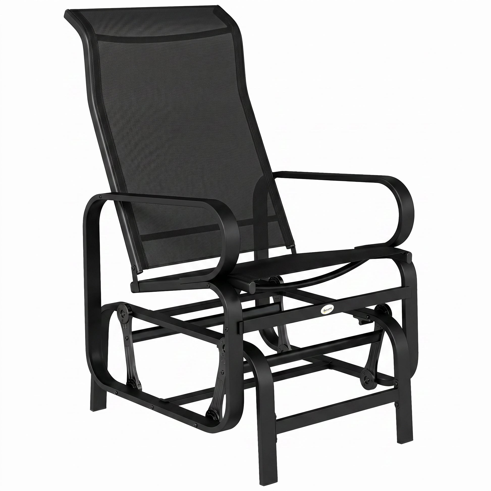 Outdoor Gliding Rocking Chair (2)