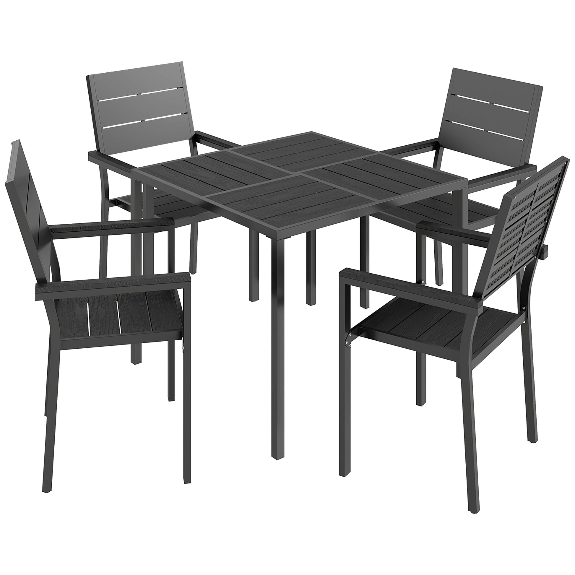 5 Pieces Garden Dining Set