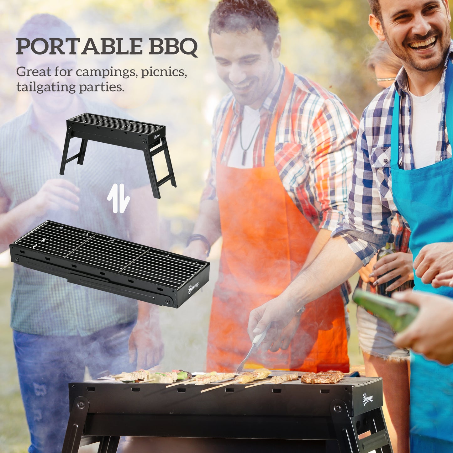 Foldable Charcoal Grill