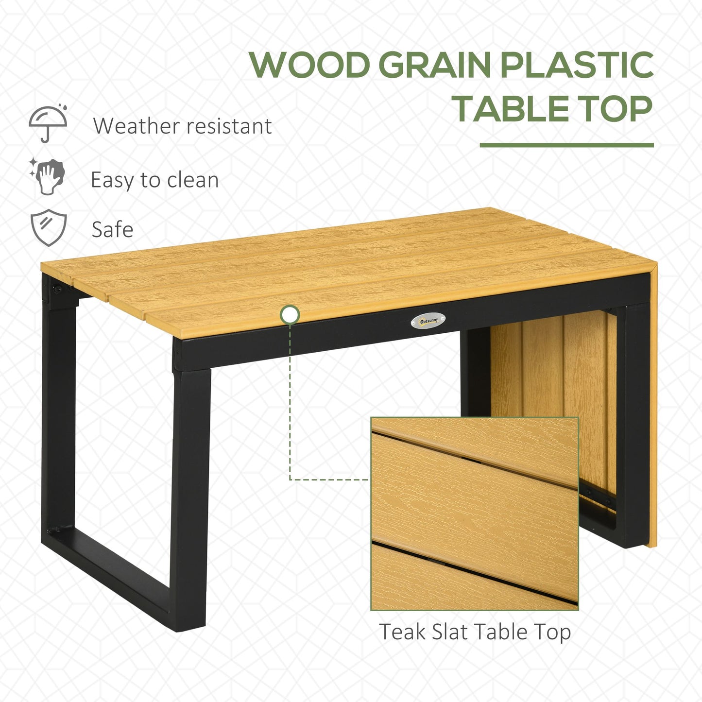 3 Pieces Patio Furniture Set
