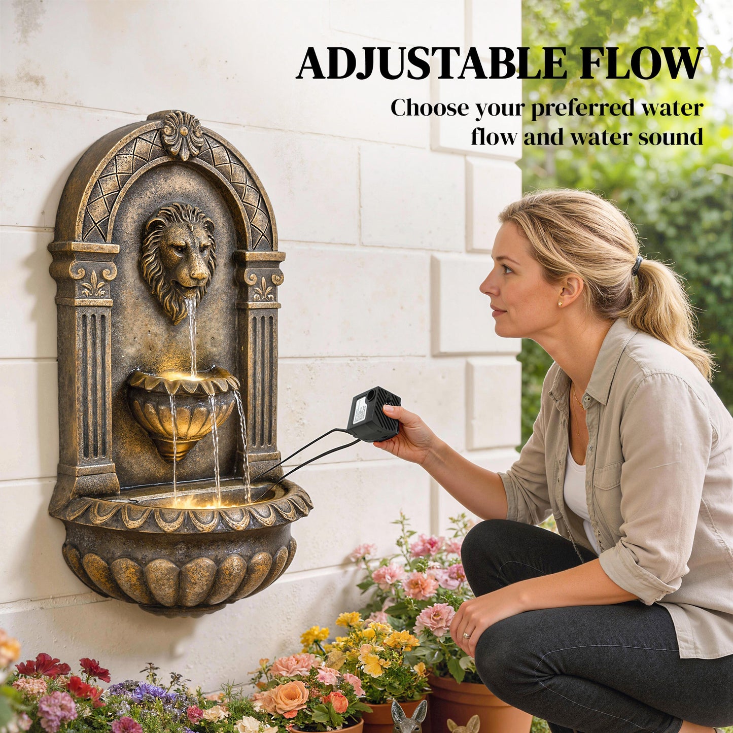 Wall-Mounted Water Fountain
