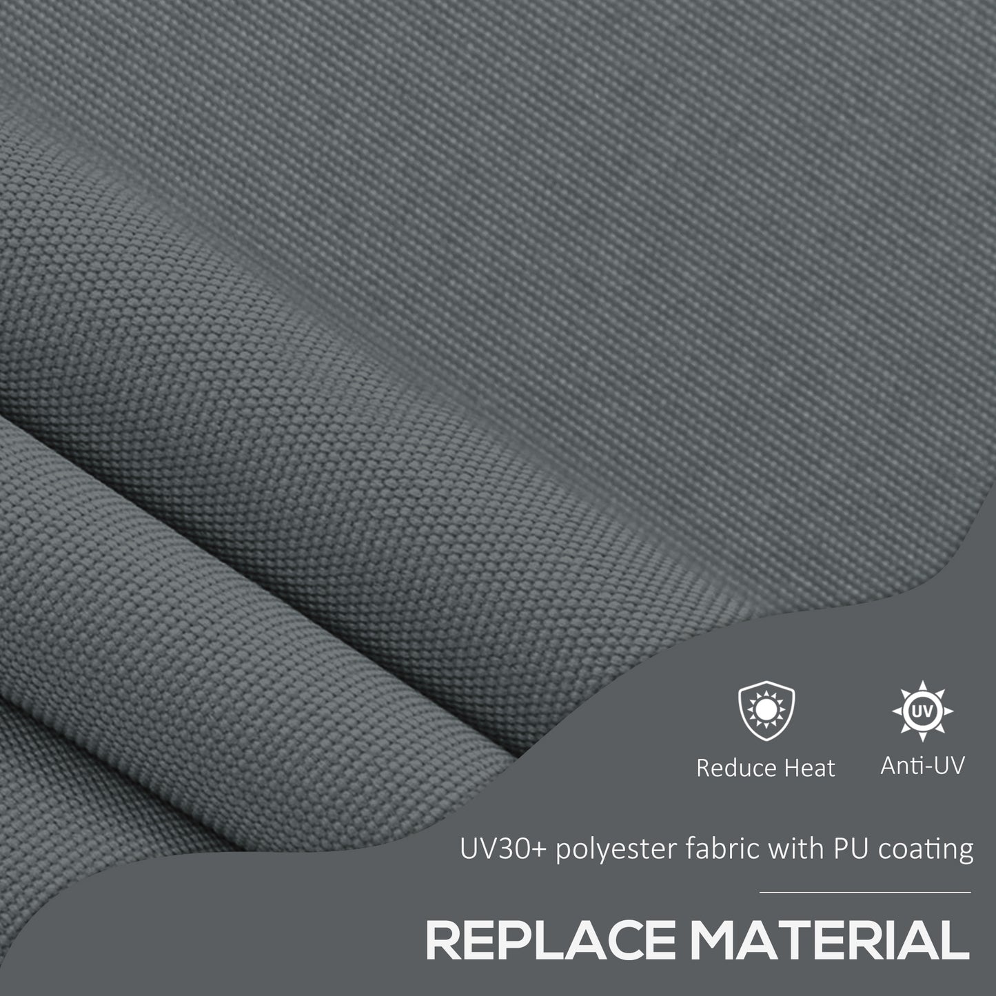 2 x 1.2m Manual Retractable Awning