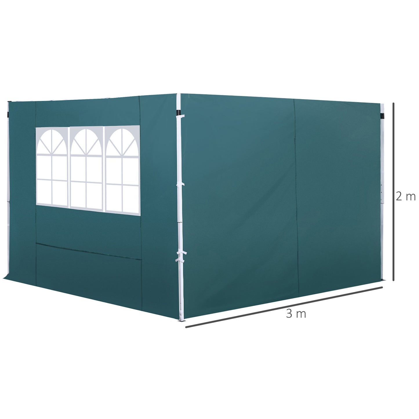 3 Meters Gazebo Replaceable Exchangeable Side Panel Wall Panels