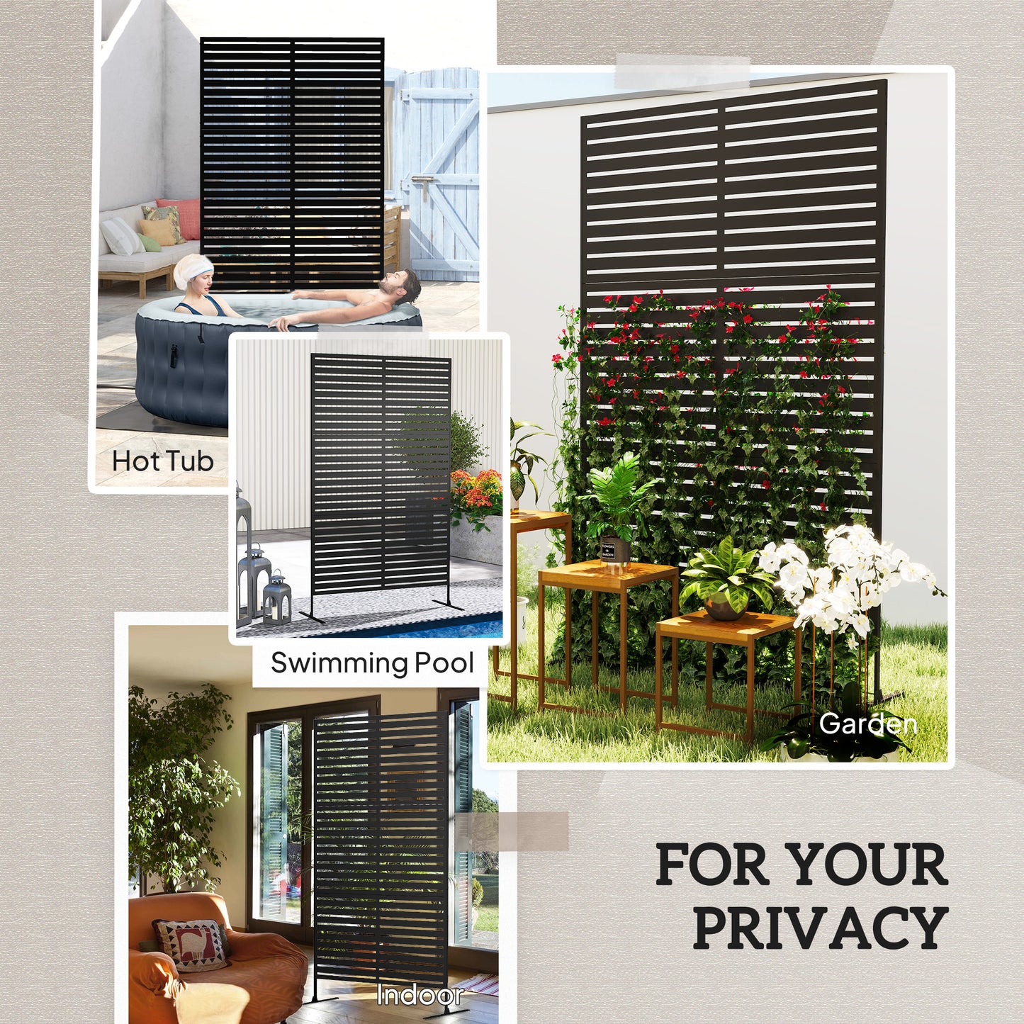 Decorative Privacy Fence Screen