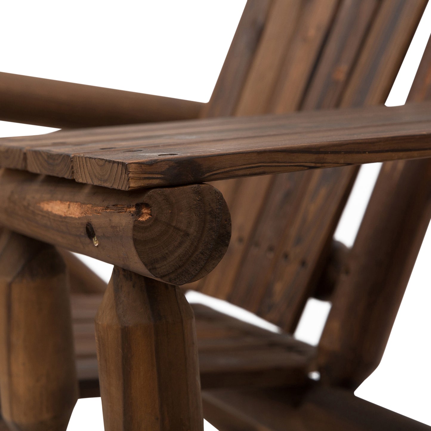 Wood Patio Chair Bench 2 Seats Jack
