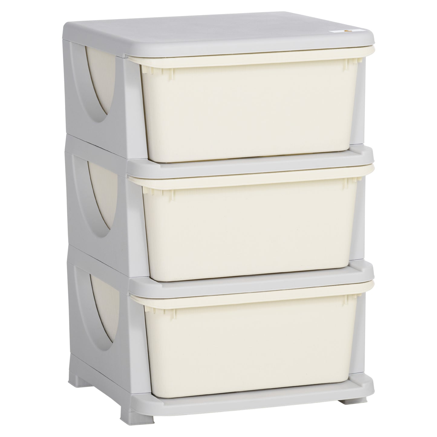Three-Tier Kids Storage Boxes, with Three Drawers