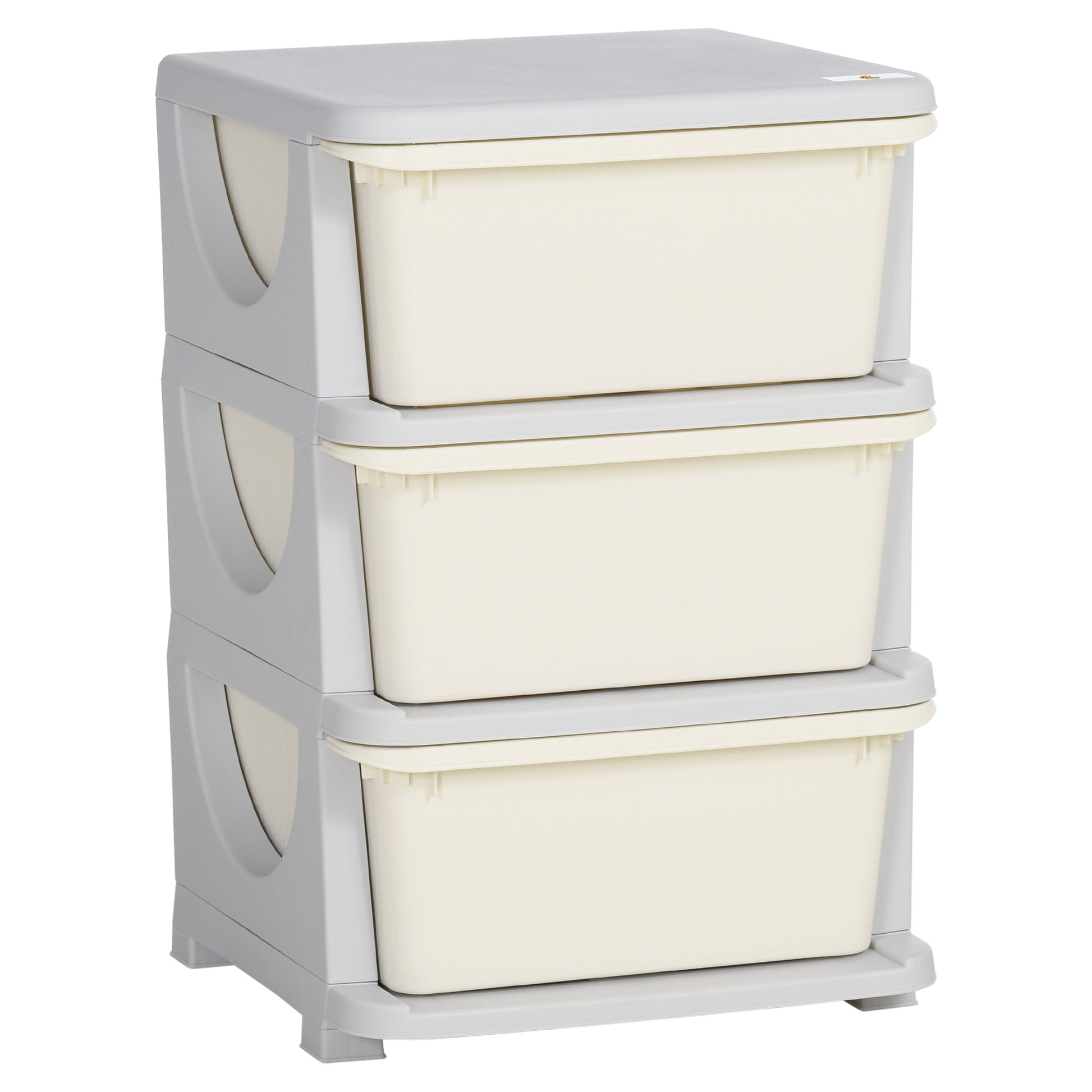 Three-Tier Kids Storage Boxes, with Three Drawers
