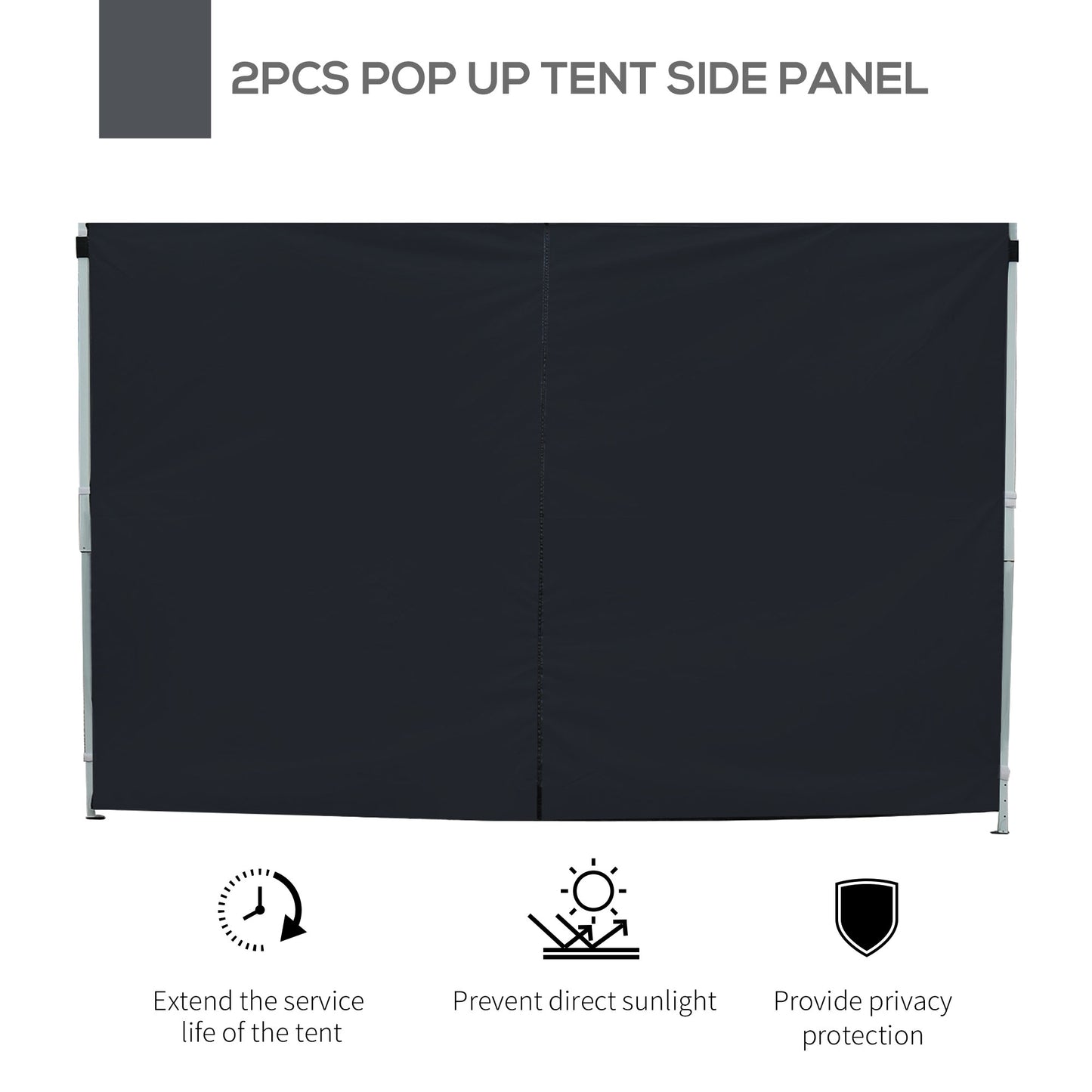 3 Meters Gazebo Replaceable Exchangeable Side Panel Wall Panels