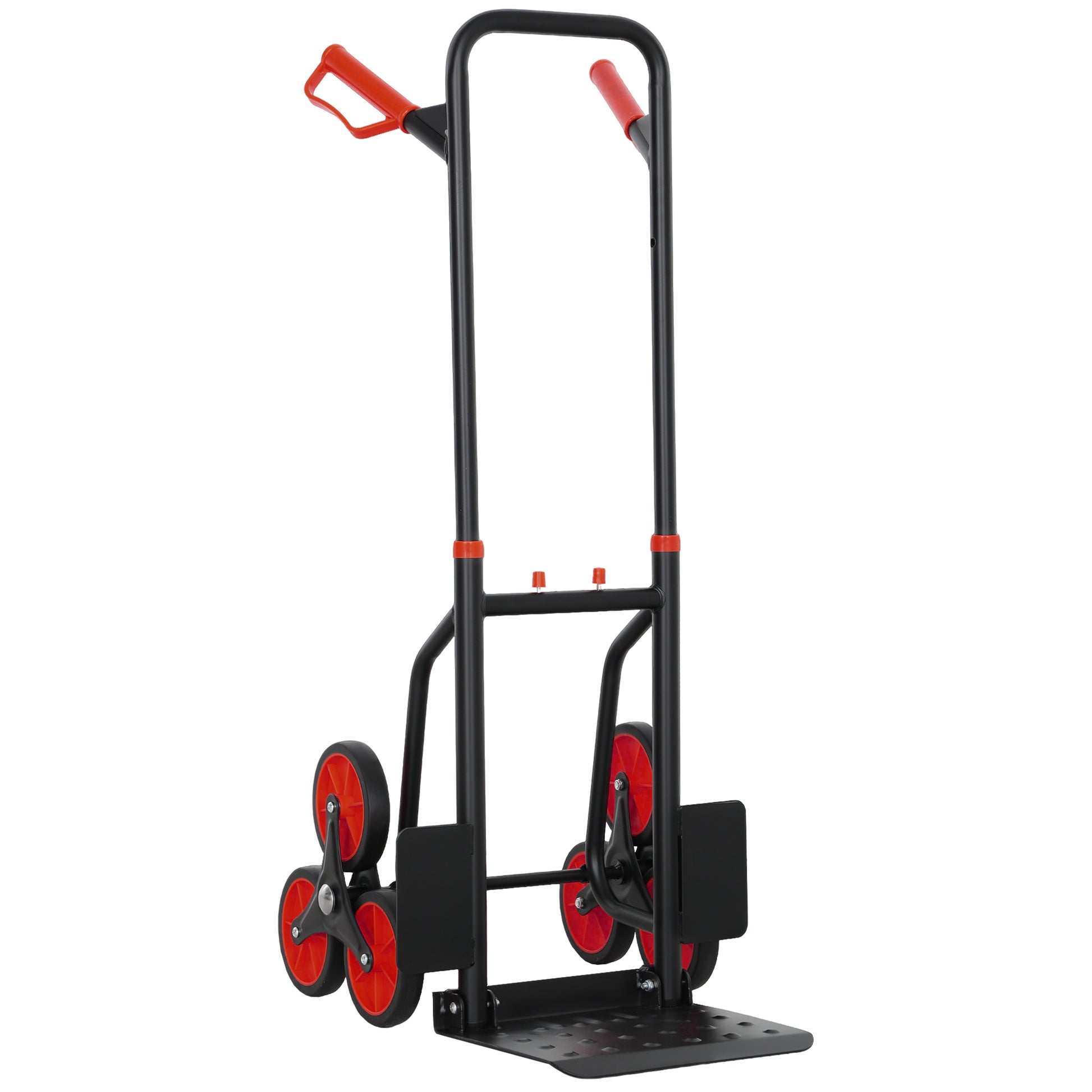 Stair Climbing Hand Truck, Heavy Duty Foldable Trolley on Wheels