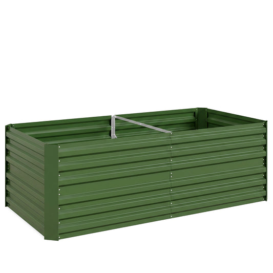 Raised Beds for Garden, Galvanised Steel Outdoor Planters (3)