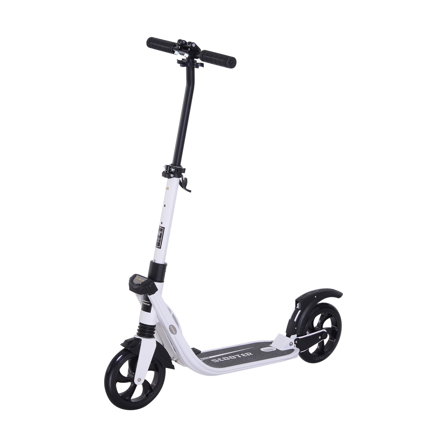 Folding Kick Scooter Hight-Adjustable Urban Scooter w/ Rear Brake