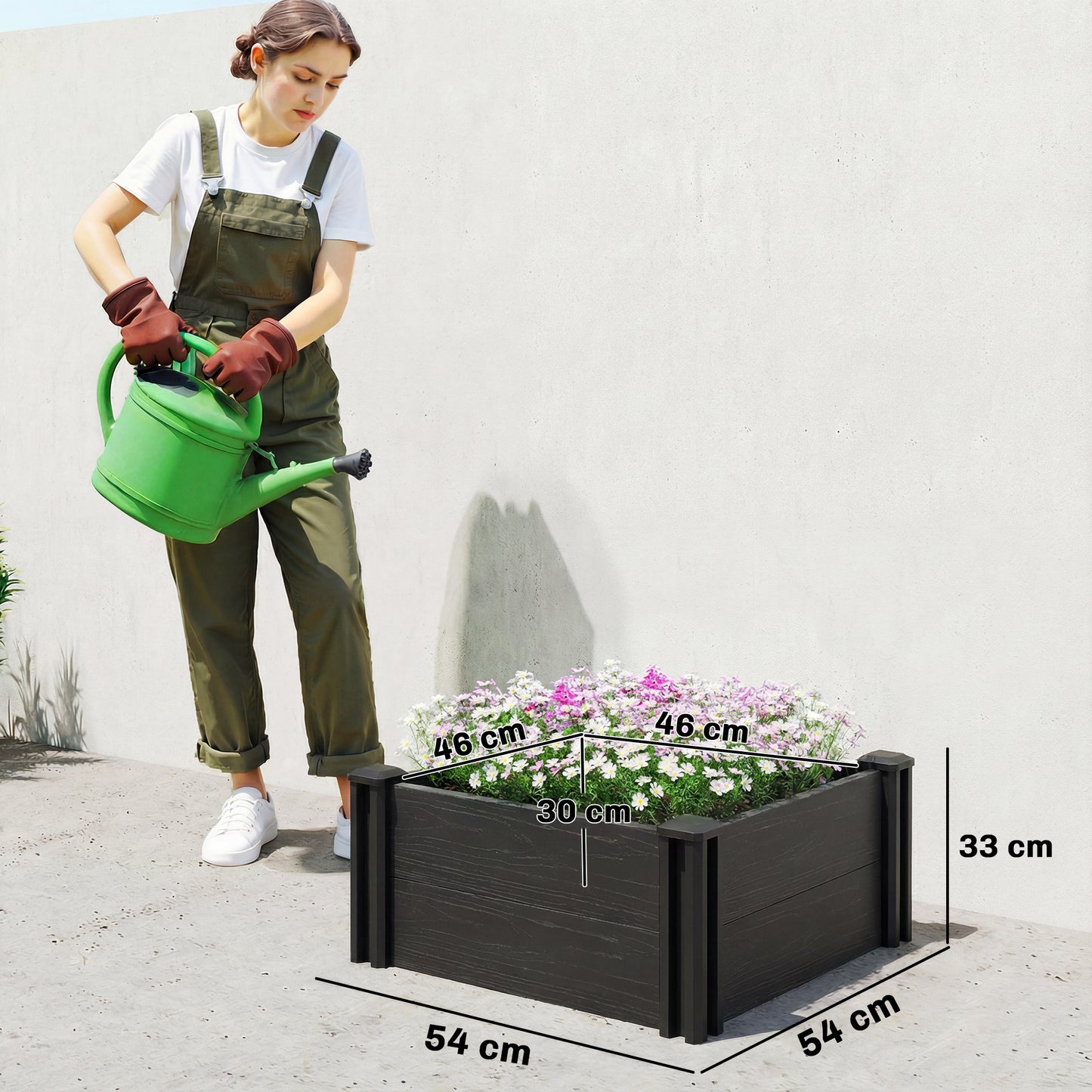 Vinyl Raised Garden Bed Kit (1)