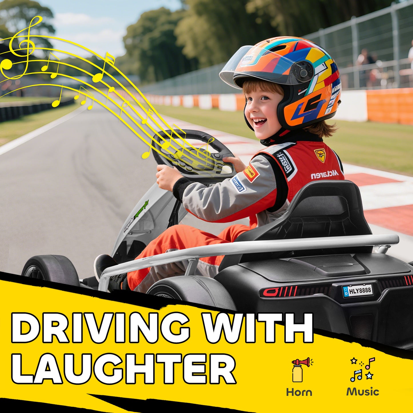 24V Electric Go Kart for Kids