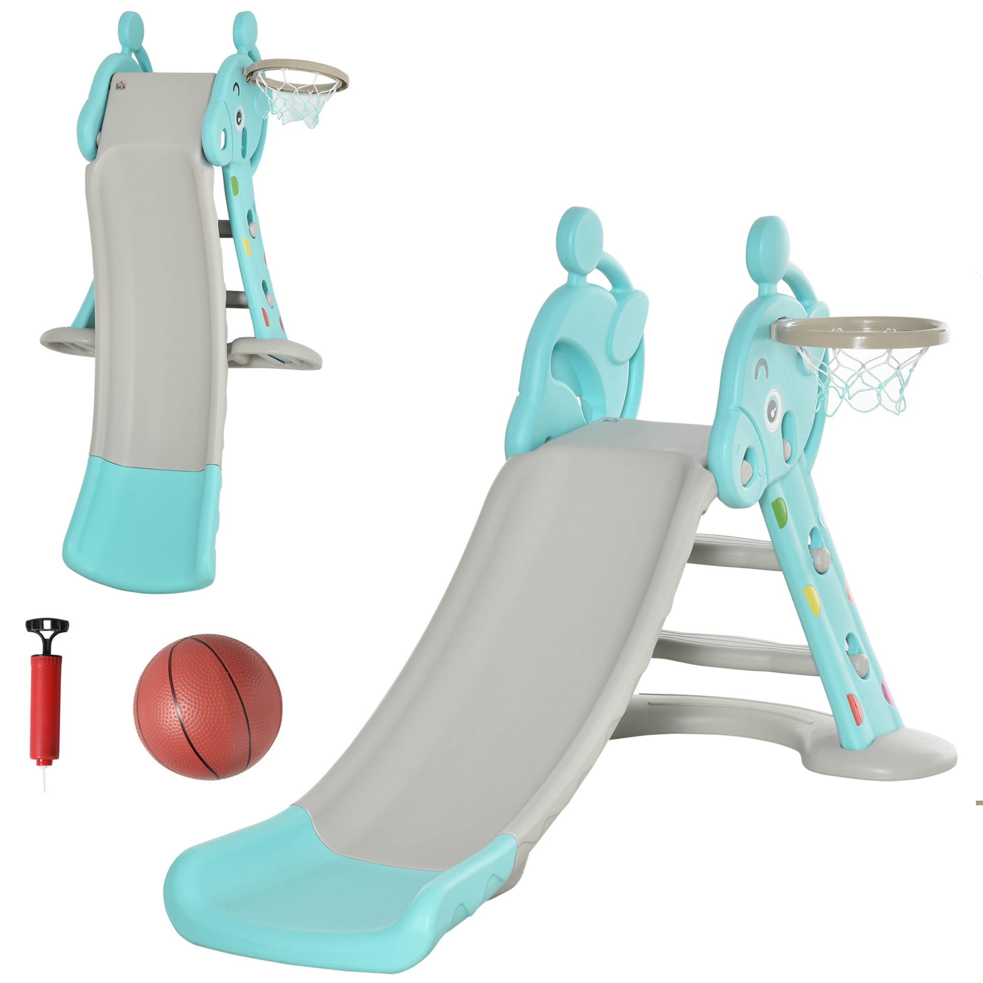 Kids Slide 2 in 1 Toddler Freestanding slide