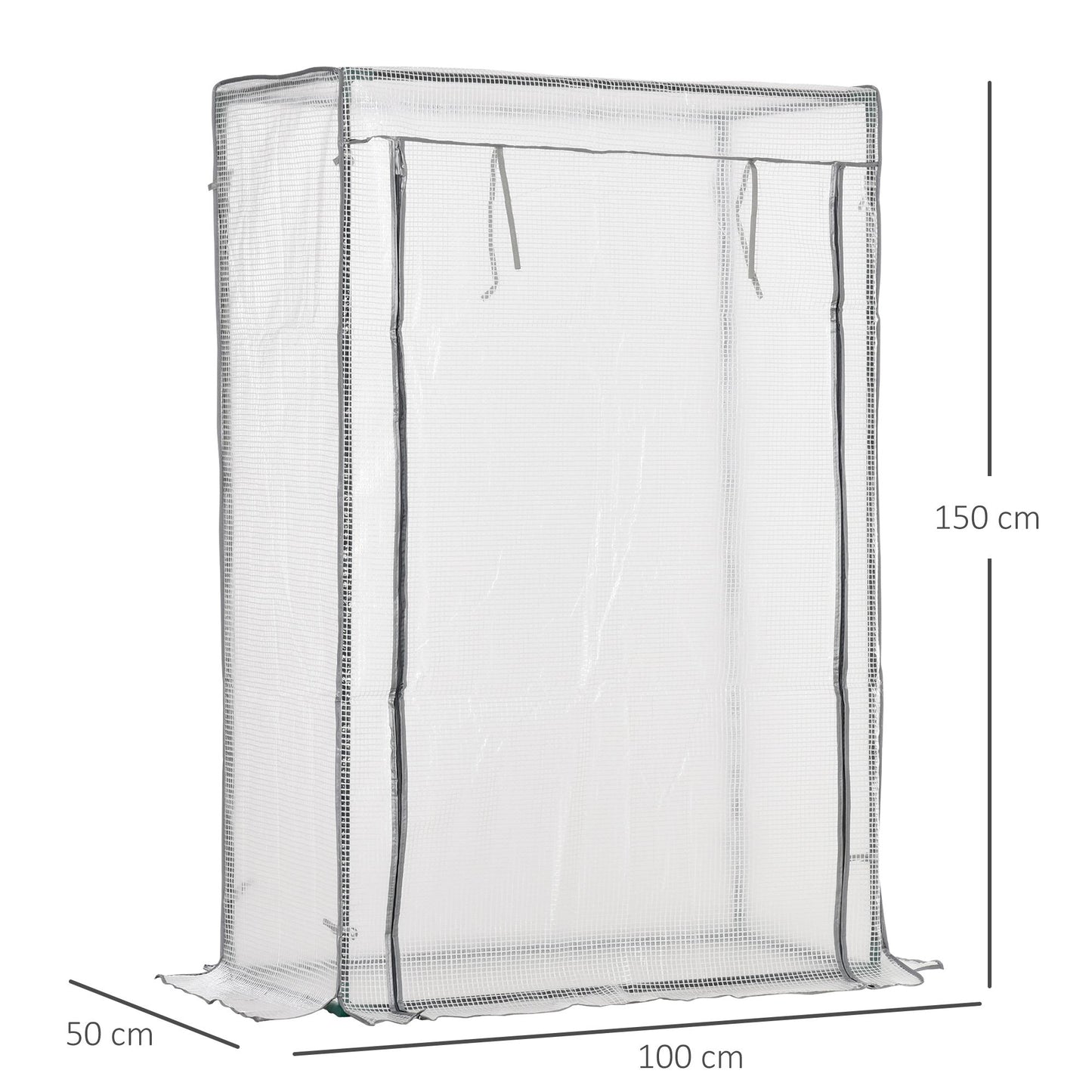 100 x 50 x 150cm Tomato Greenhouse with Roll-up Door