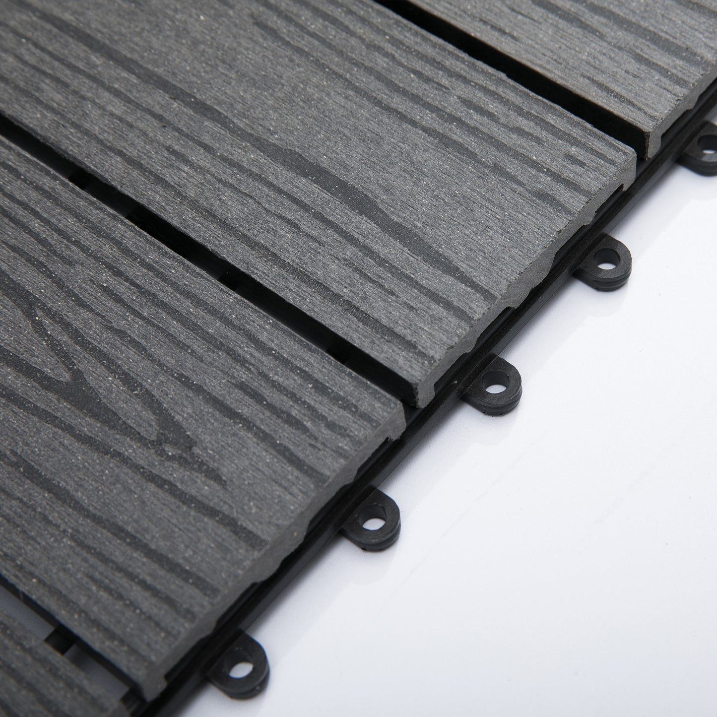WPC Interlocking Decking Tiles