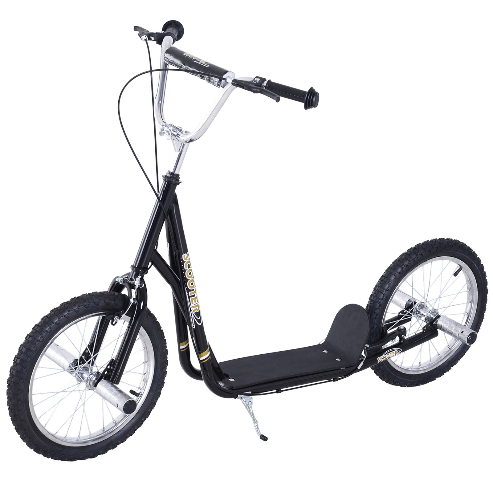 Stunt Scooter, Kids Scooter with 16" Big Wheels, Adjustable Height