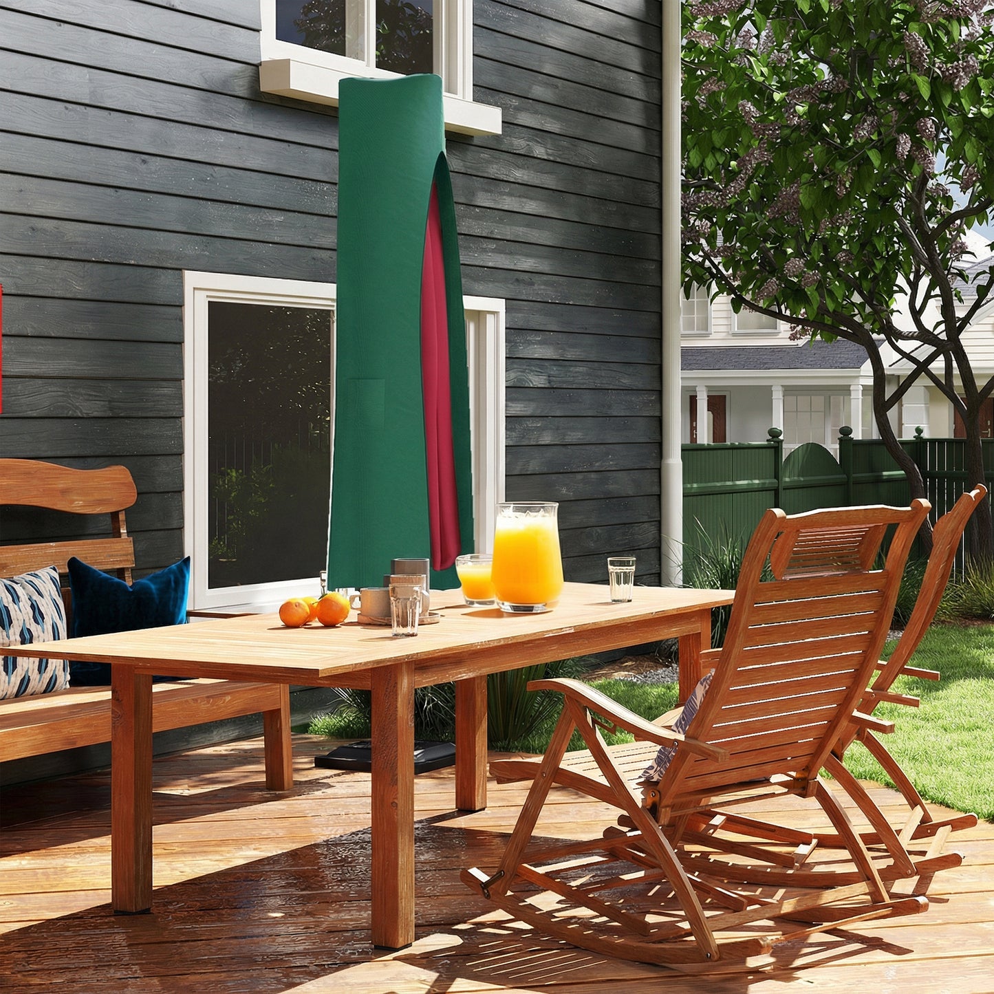 Garden Parasol Cover, Waterproof Cantilever Banana Umbrella