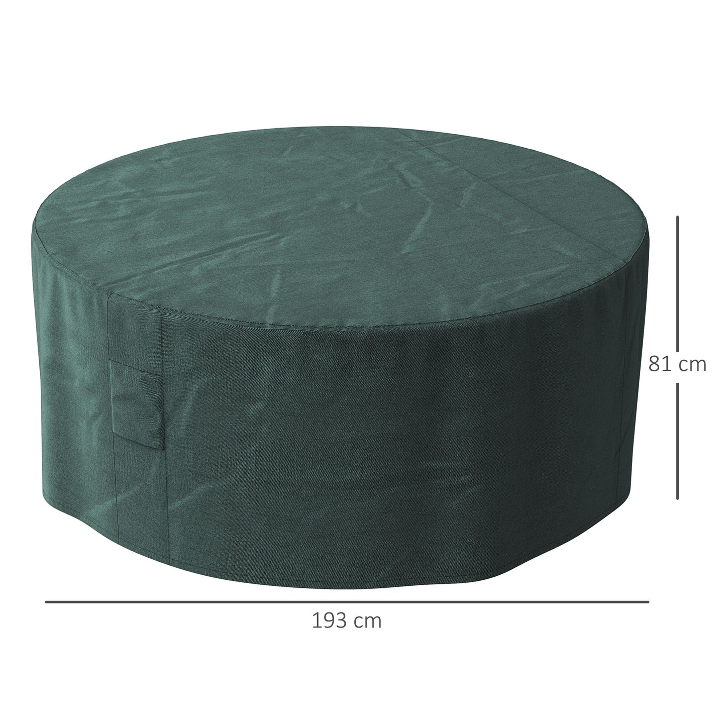 Garden Patio Large Furniture Set Round Cover 600D Oxford Waterproof