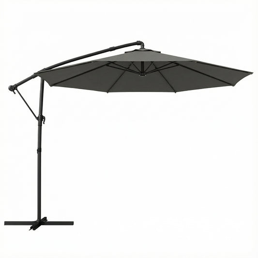3 m Garden Cantilever Parasol with Cover