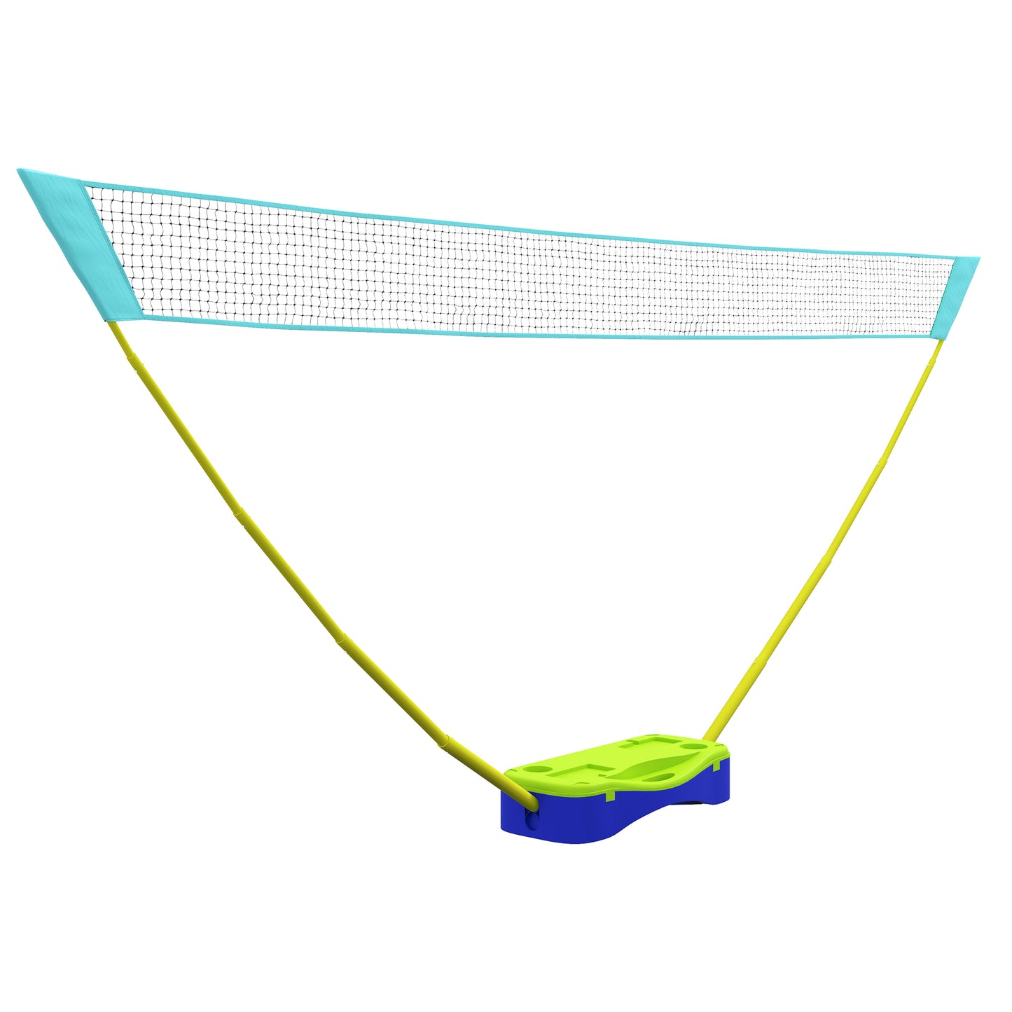 Portable Badminton Net Set w/ Volleyball Net, Rackets, Shuttlecocks