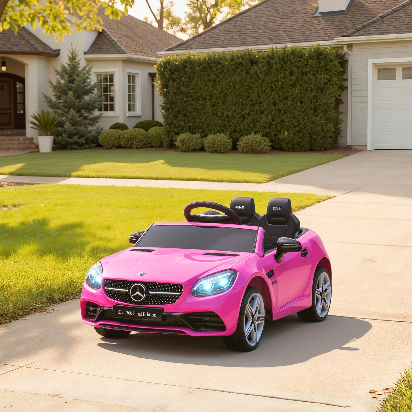 Benz SLC 300  Licensed 12V Kids Electric Ride On, with Music