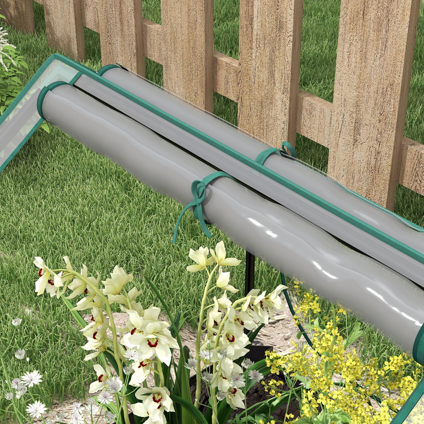 61 x 61cm Garden Planter Bed, with Cover