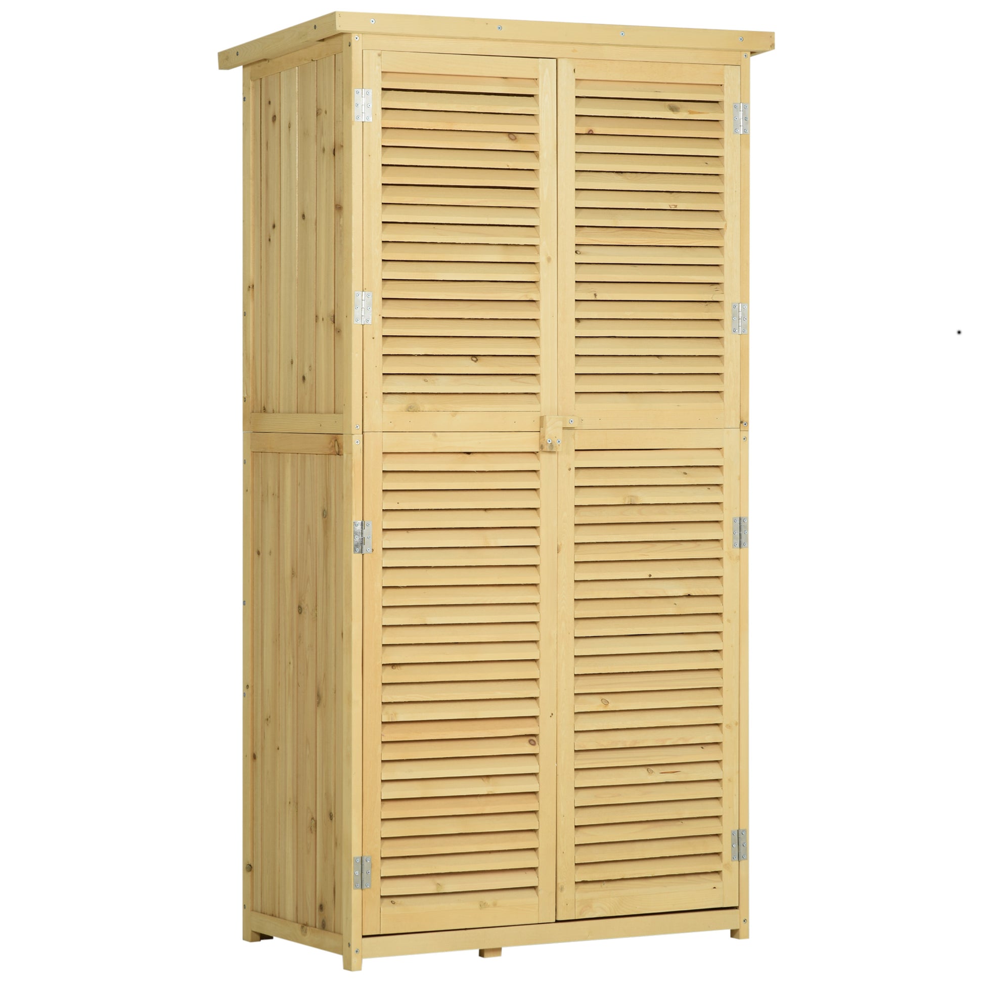 87 x 47 x 160cm Wooden Garden Shed