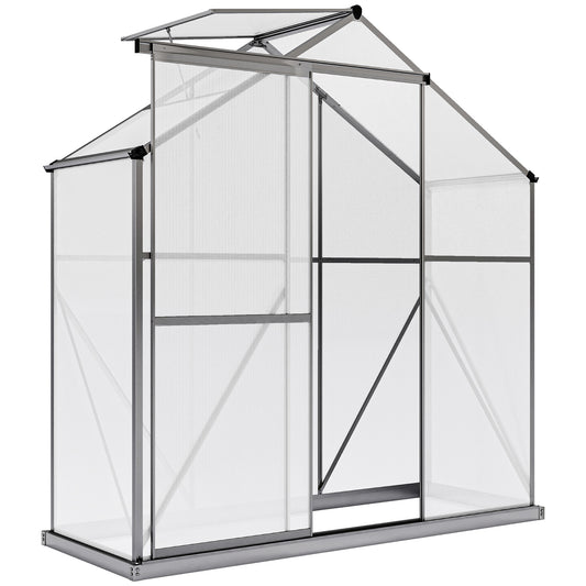 6 x 2.5ft Polycarbonate Greenhouse Walk-In Green House