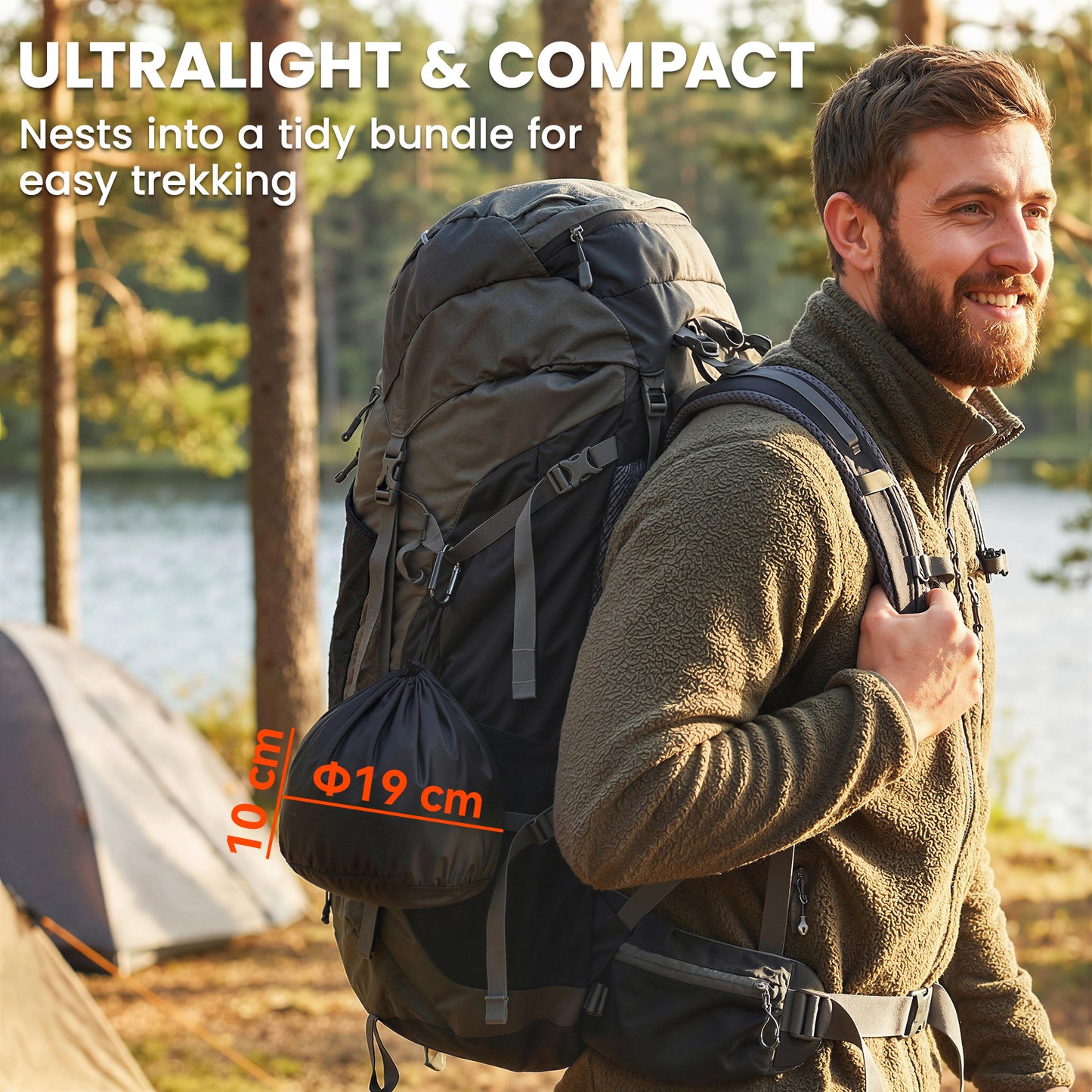 Camping Cookware Set for 2-3 People