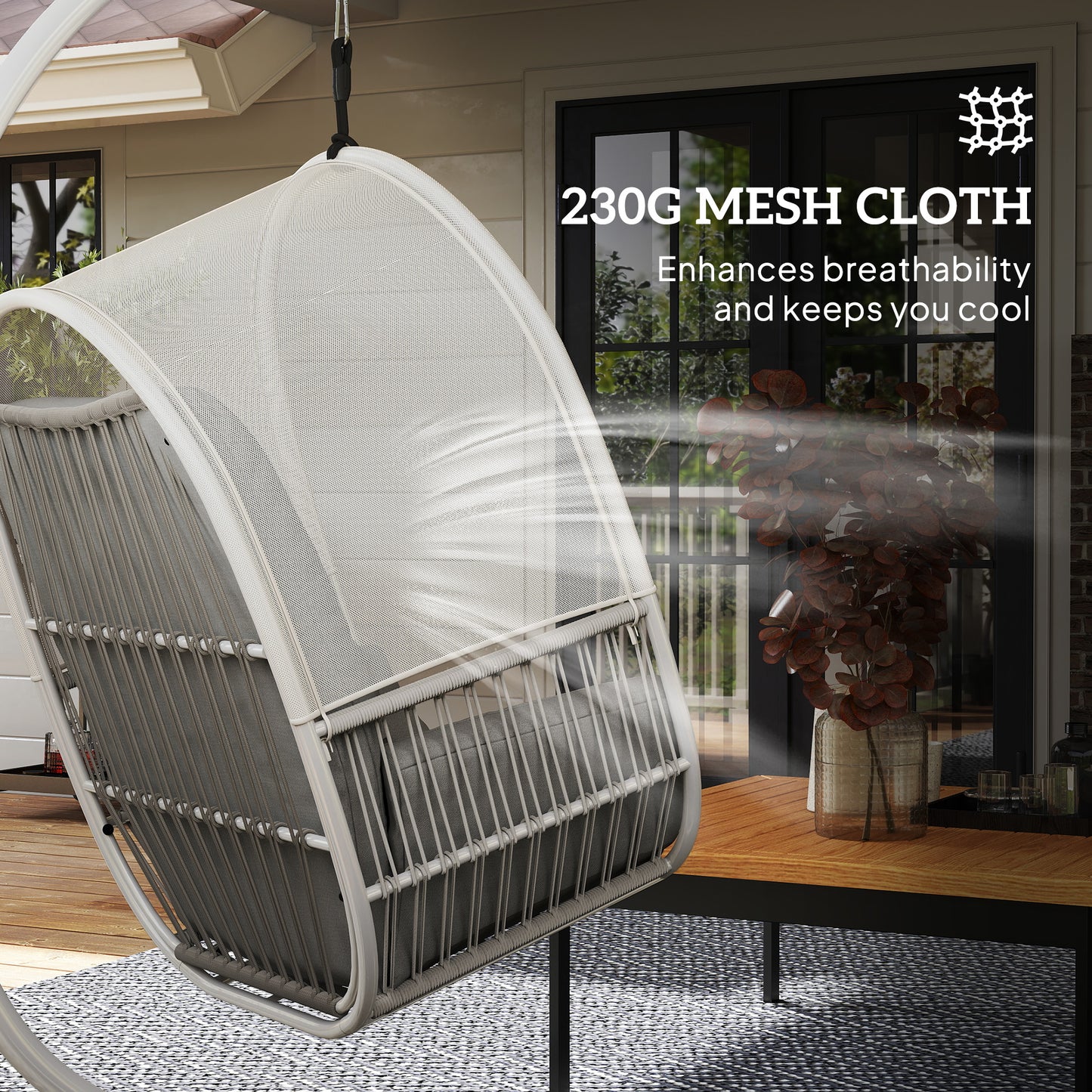 Hanging Egg Chair, with Cushion