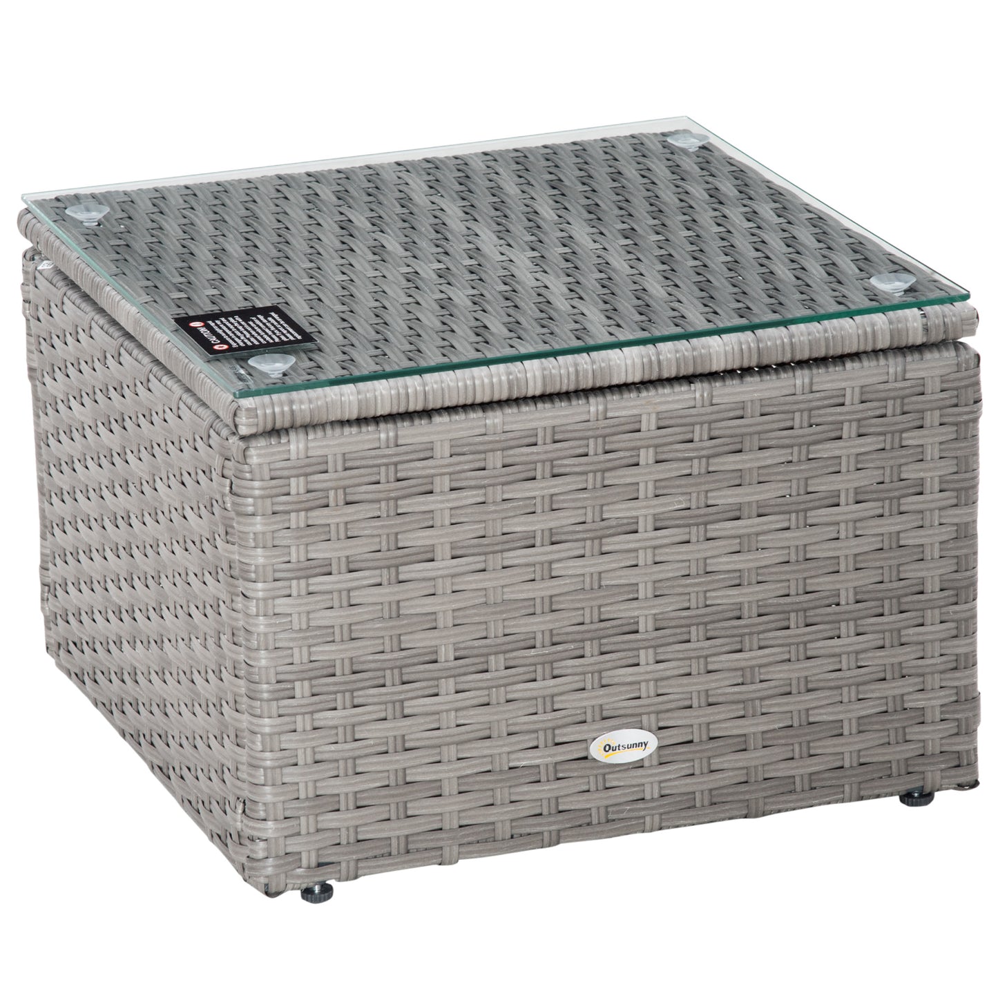 3 Pieces Outdoor PE Rattan Sofa Set