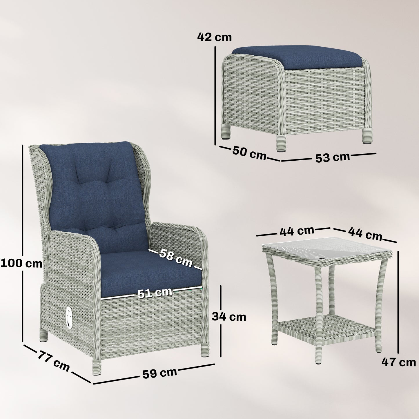 5 Piece Garden Furniture Set (1)