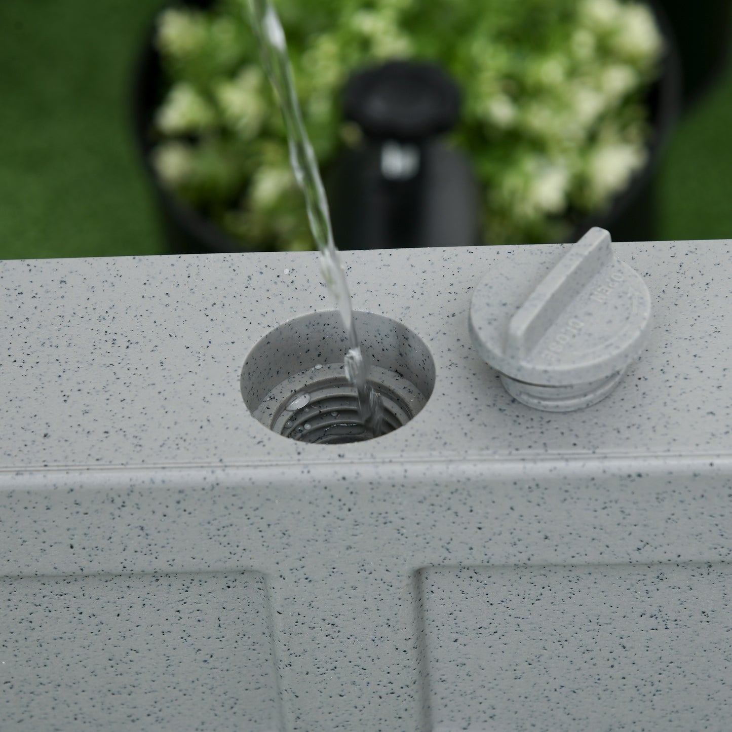 Garden Parasol Base Holder, 24kg Water or 30kg Sand Filled