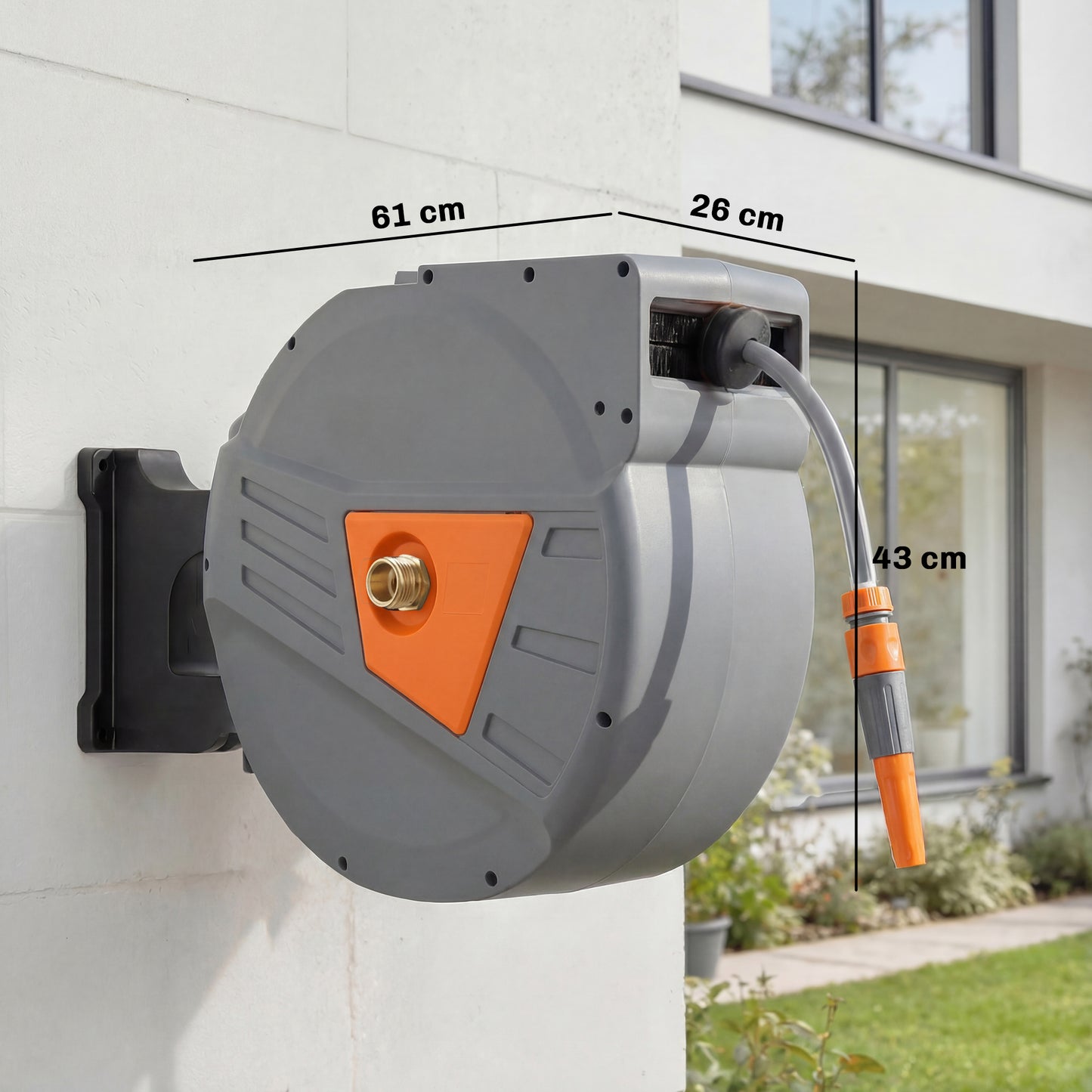 Retractable Hose Reel Wall Mounted (5)