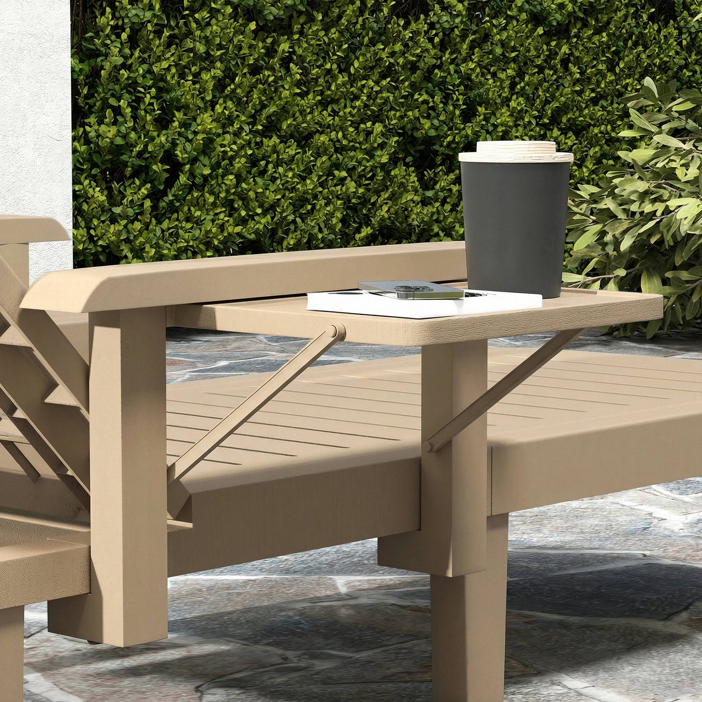 Set of 2 Reclining Sun Loungers