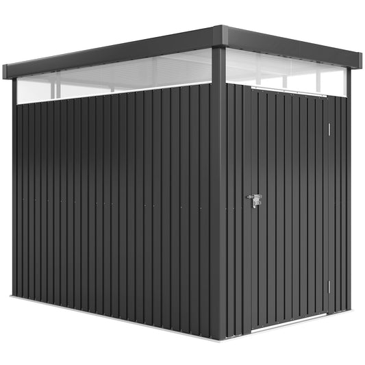 5.3 x 8.5ft Galvanised Steel Garden Shed